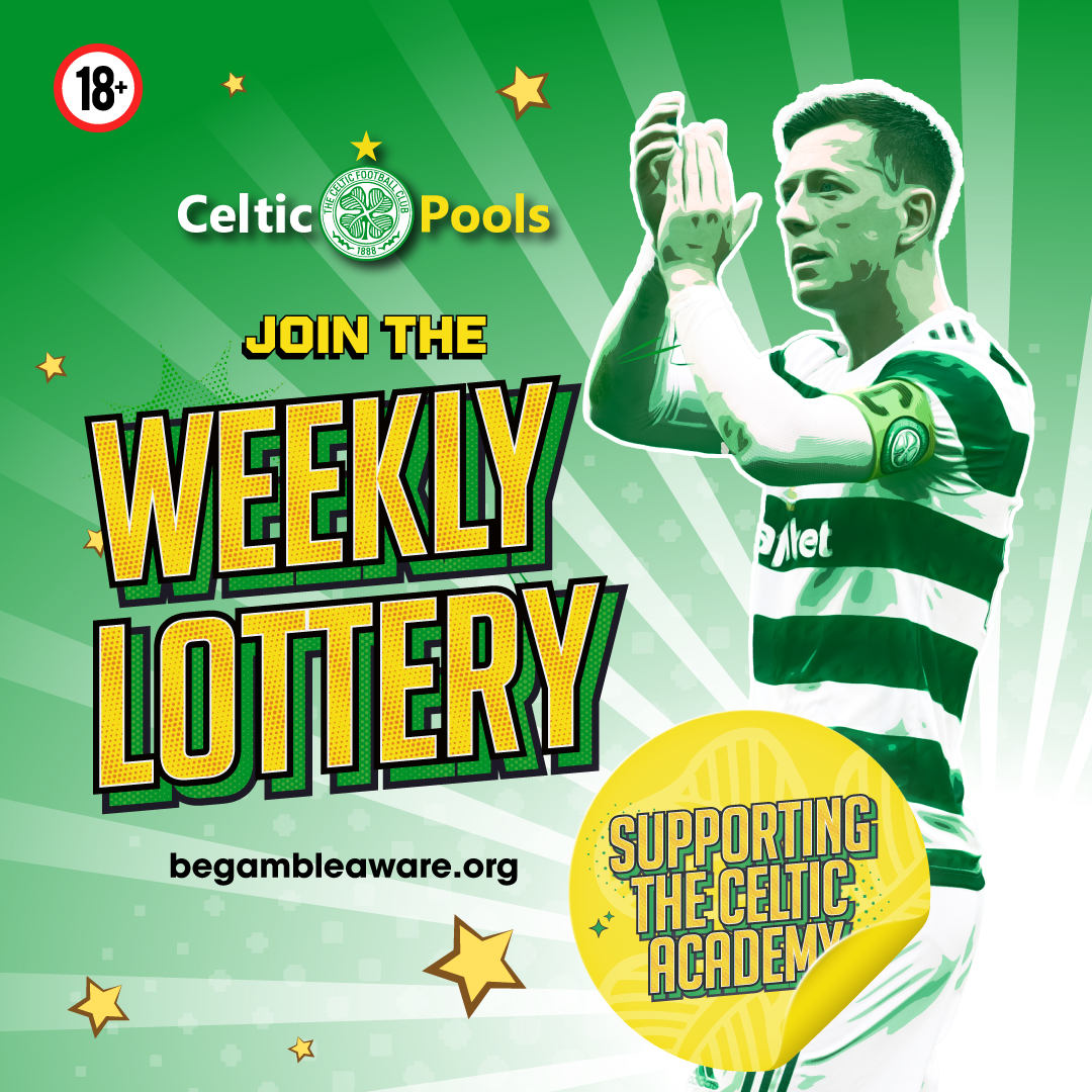 CELTIC POOLS WEEKLY LOTTERY RESULT